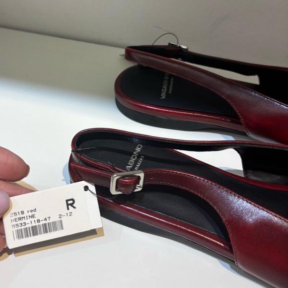 Vagabond Hermine Flats Red Brush off Leather 37 - Picture 3 of 6